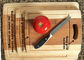 Tajadera vegetal de madera del diseño elegante, tablero de bambú del corte por bloques del carnicero