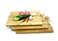 Profesional tabla de cortar de bambú de 3 pedazos para la muestra no no tóxica de la cocina disponible