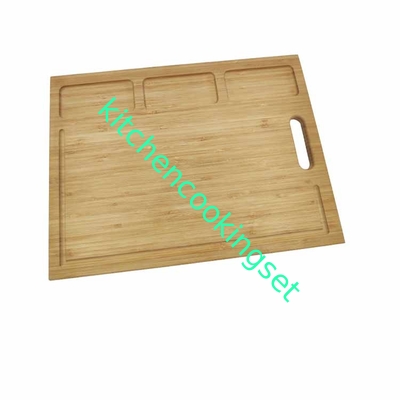 Tabla de cortar de madera del resbalón no-, tablas de cortar de madera profesionales con los surcos del jugo