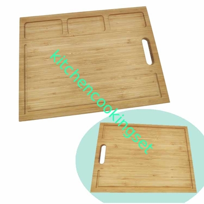 Tabla de cortar de madera del resbalón no-, tablas de cortar de madera profesionales con los surcos del jugo